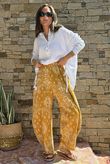Hush Pillow Cotton Bandana B Classic Barrel Pant Mustard